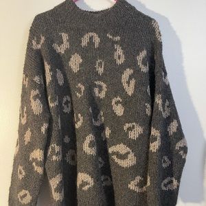 cheetah sweater